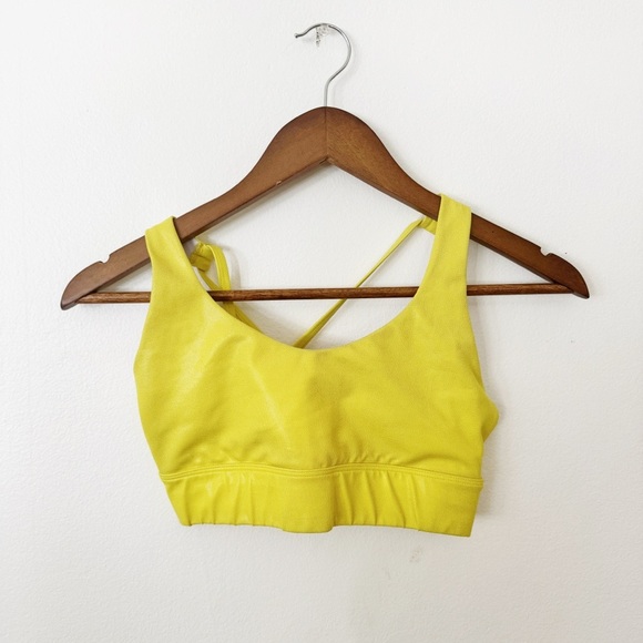 Zyia active yellow sports bra medium - Picture 3 of 5